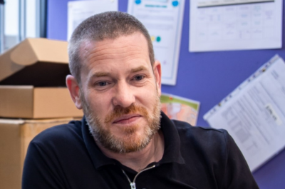 Adam promoted to team leader for charity that saved his life