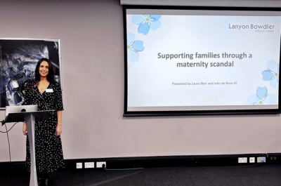  Shropshire lawyer shares experiences at national maternity conference